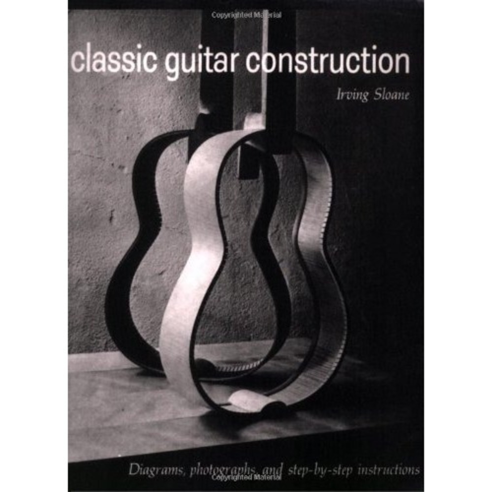 Irving Sloane Classic Guitar Construction Book Unisex OS Black White Diagrams